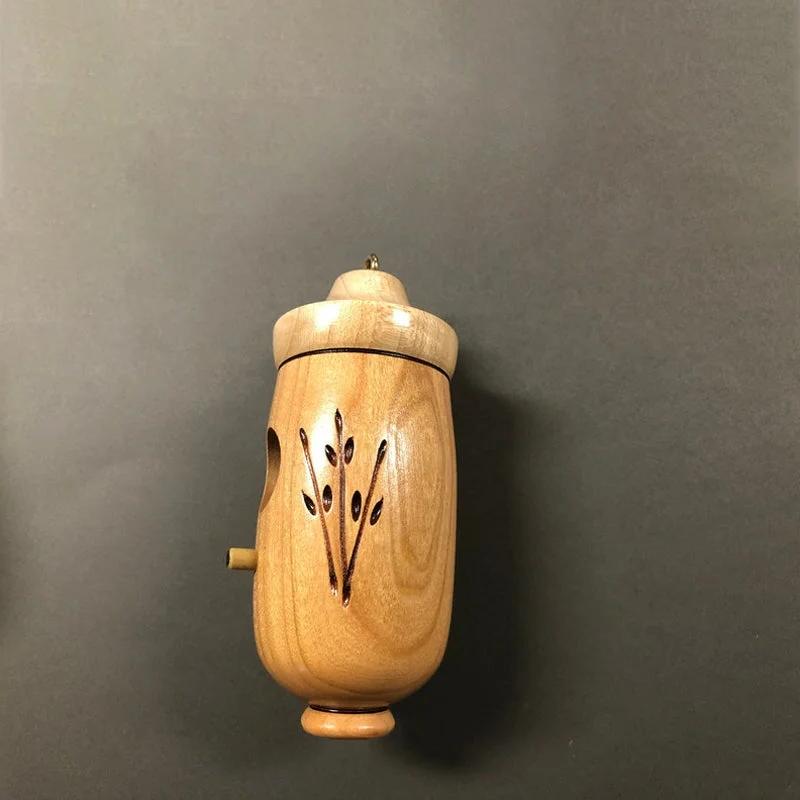 Natural Wood Birdhouse for Outdoor Gardens