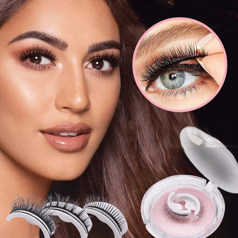 Easy Apply Reusable False Lashes Natural Everyday Look - Halri