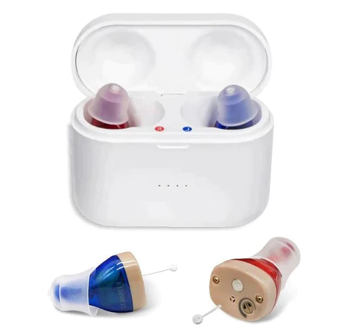 Discreet Rechargeable Behind Ear Hearing Aids Pair - Halri