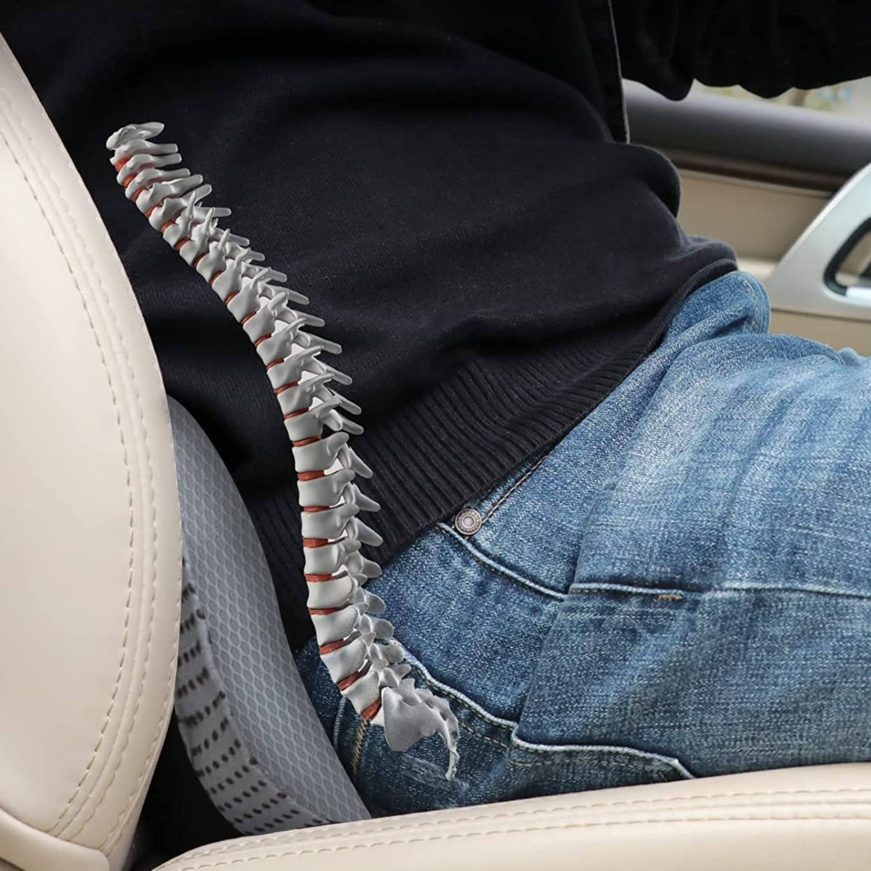 Comfortable Car Seat Cushion for Adults - Support Booster Pad