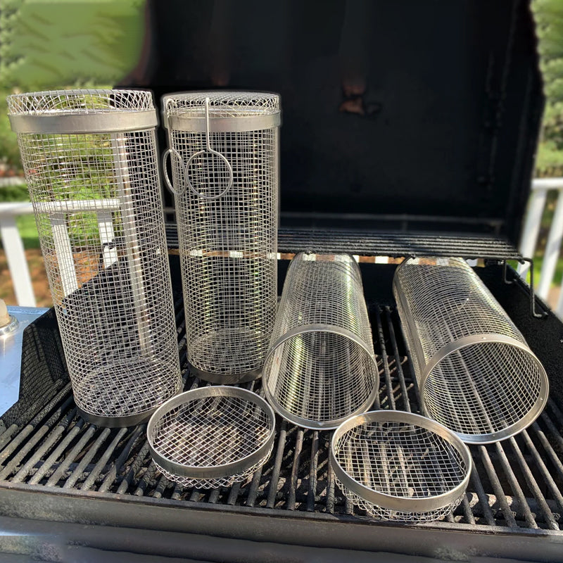 Easy Clean Outdoor BBQ Grill Basket