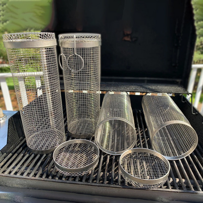 Easy Clean Outdoor BBQ Grill Basket