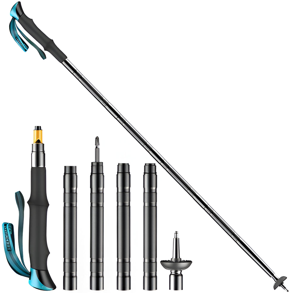 Heavy Duty Hiking Pole with Multi Tools