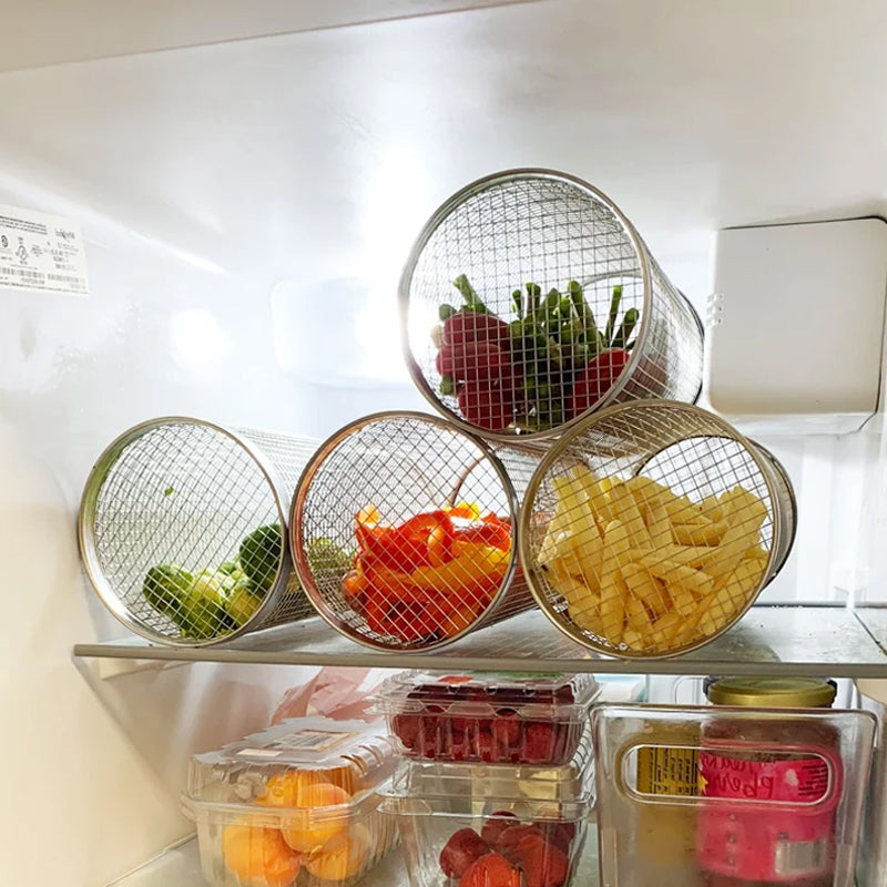 Easy Clean Outdoor BBQ Grill Basket