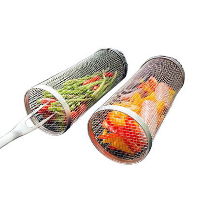 Easy Clean Outdoor BBQ Grill Basket