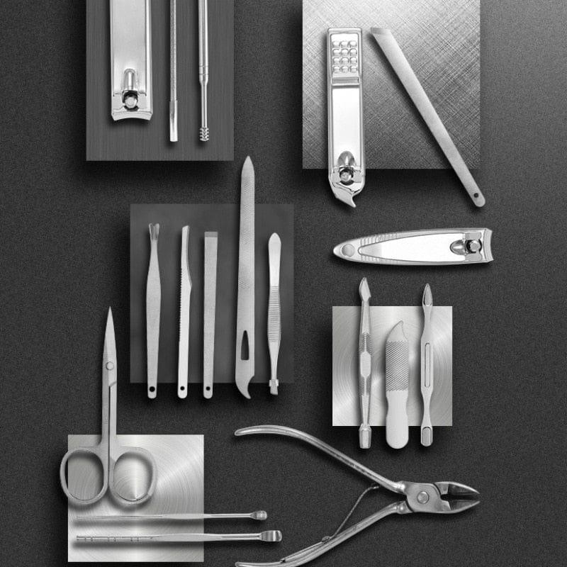 Premium 19 Piece Nail Care Manicure Kit Set