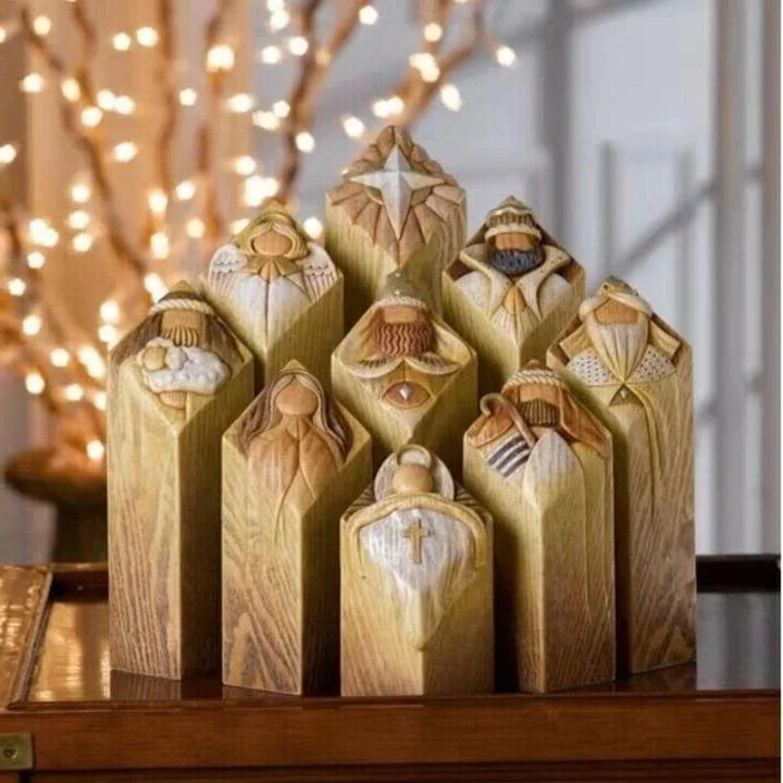 Christmas Nativity Scene Figurine Set - Halri