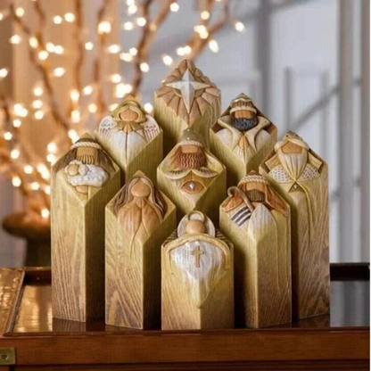 Christmas Nativity Scene Figurine Set - Halri
