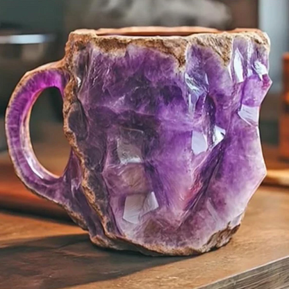Sparkling Gemstone Design Coffee Mug