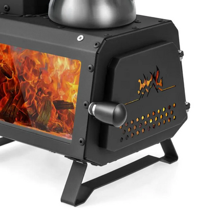 Compact Outdoor Campfire Cooking Stove Heater