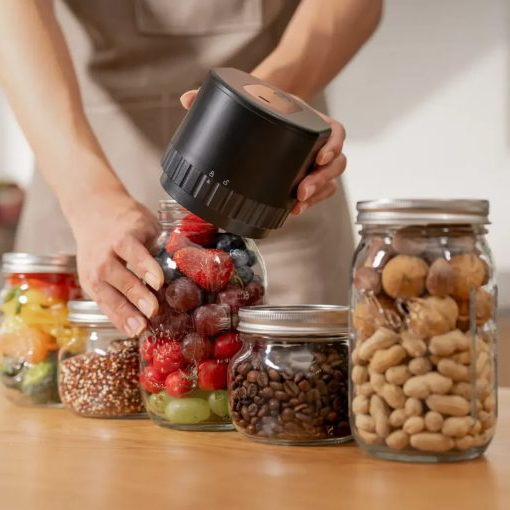 Portable Mason Jar Air Sealer Set
