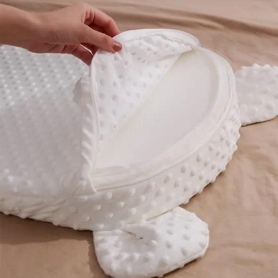 Soft Baby Sleep Pillow: Safe Anti Roll Support