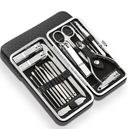 Premium 19 Piece Nail Care Manicure Kit Set - Halri