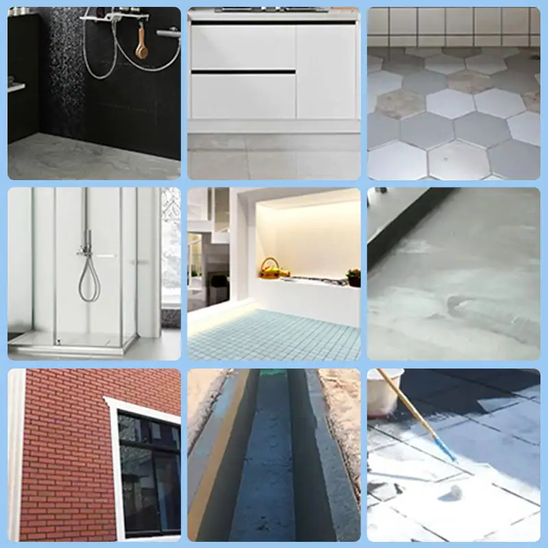 Waterproof Clear Wall and Floor Sealant for Bathrooms