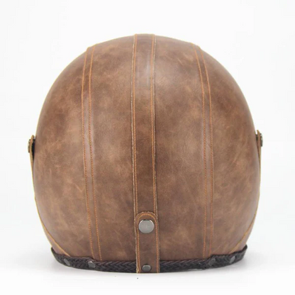 Classic Open Face Motorcycle Helmet With Visor Mask