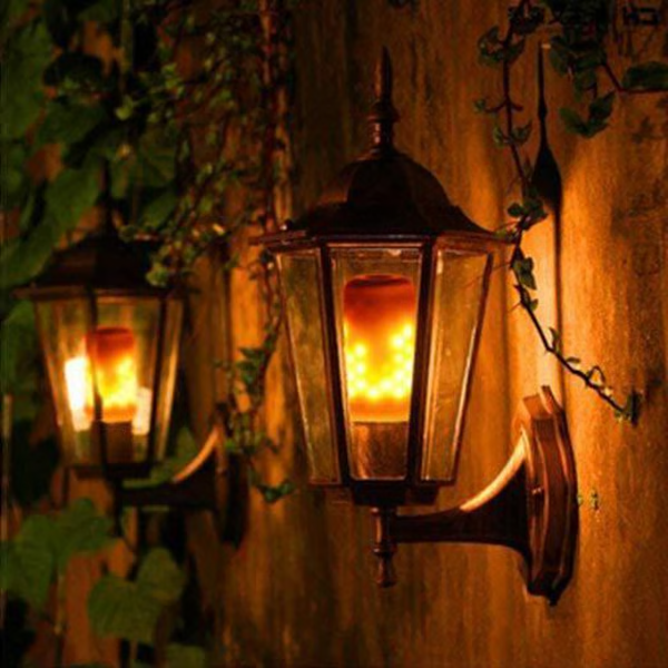 Warm Flicker LED Light Bulb - Halri