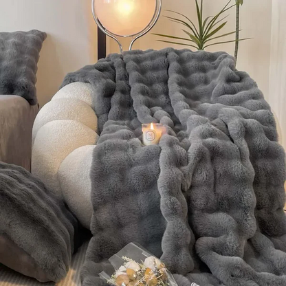Cozy Soft Plush Fur Blanket for Cold Nights