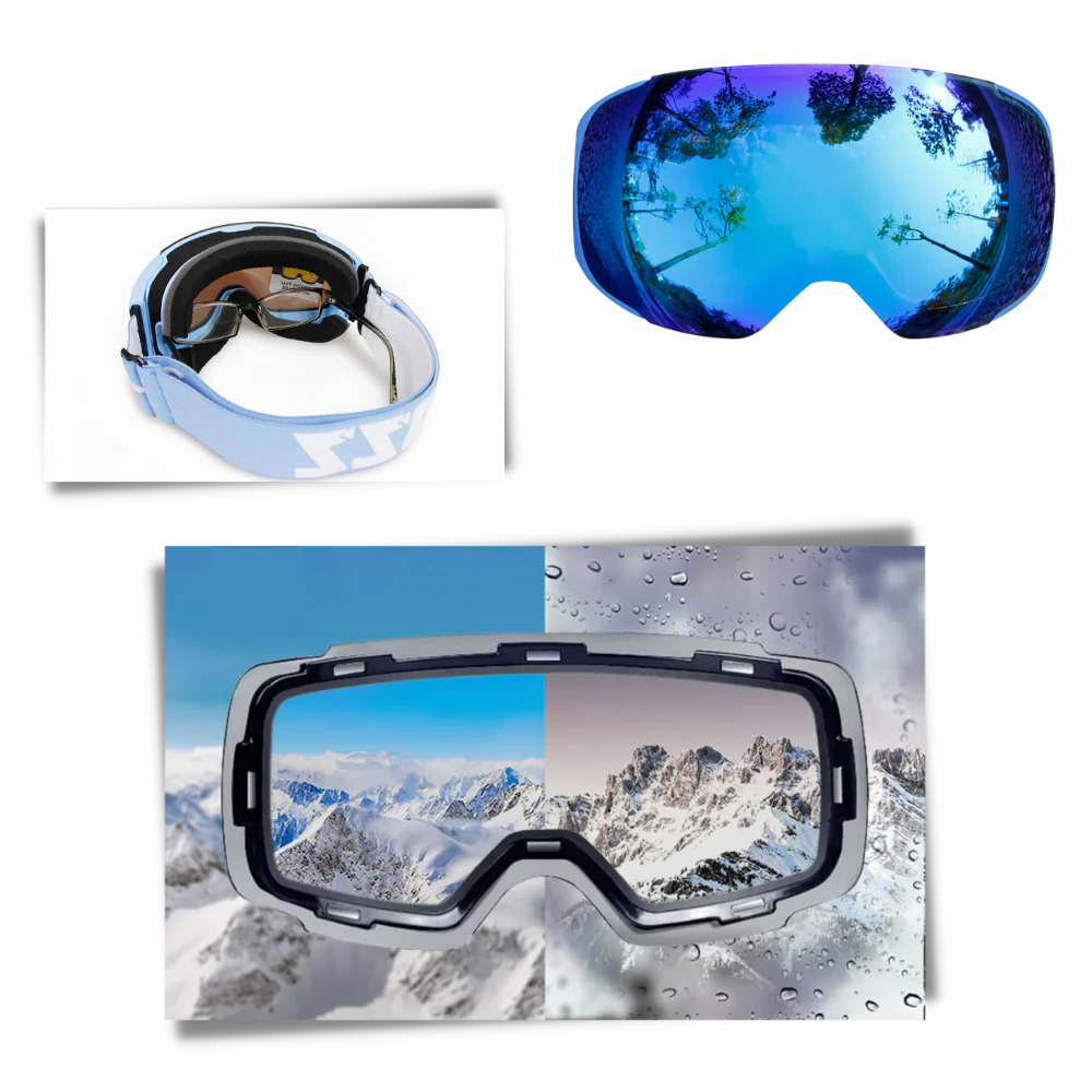 Winter Sports Goggles with Extra Lenses