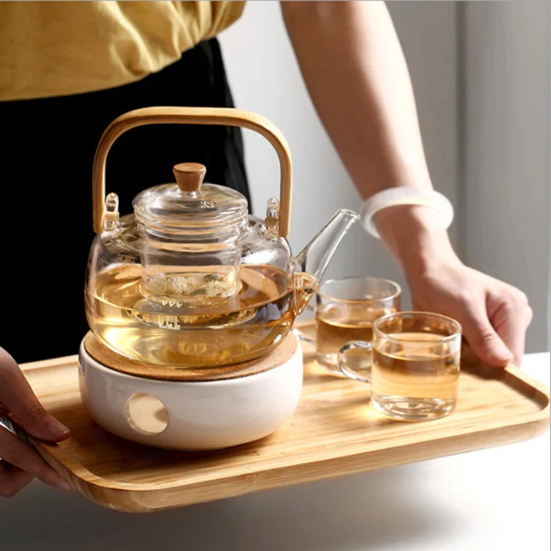 Clear Thermal Borosilicate Glass Teapot