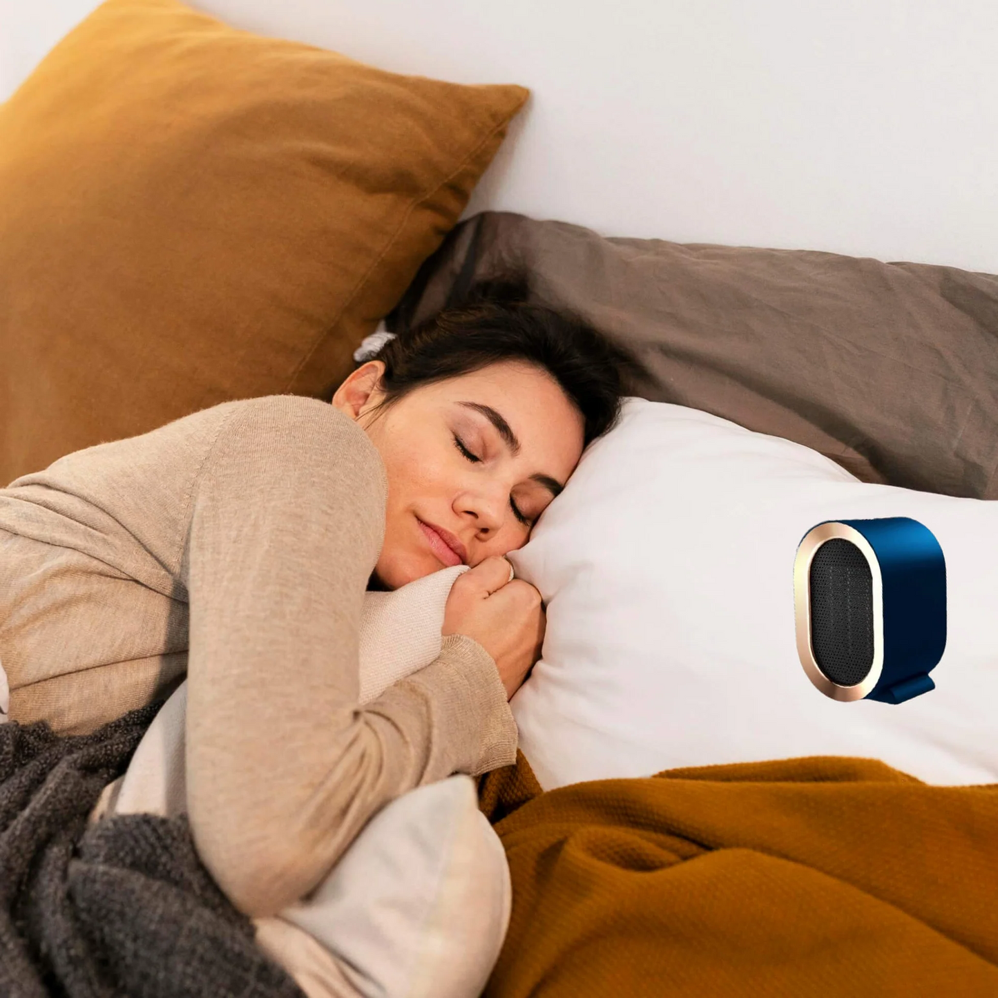 Compact Portable Electric Space Heater Energy Saver
