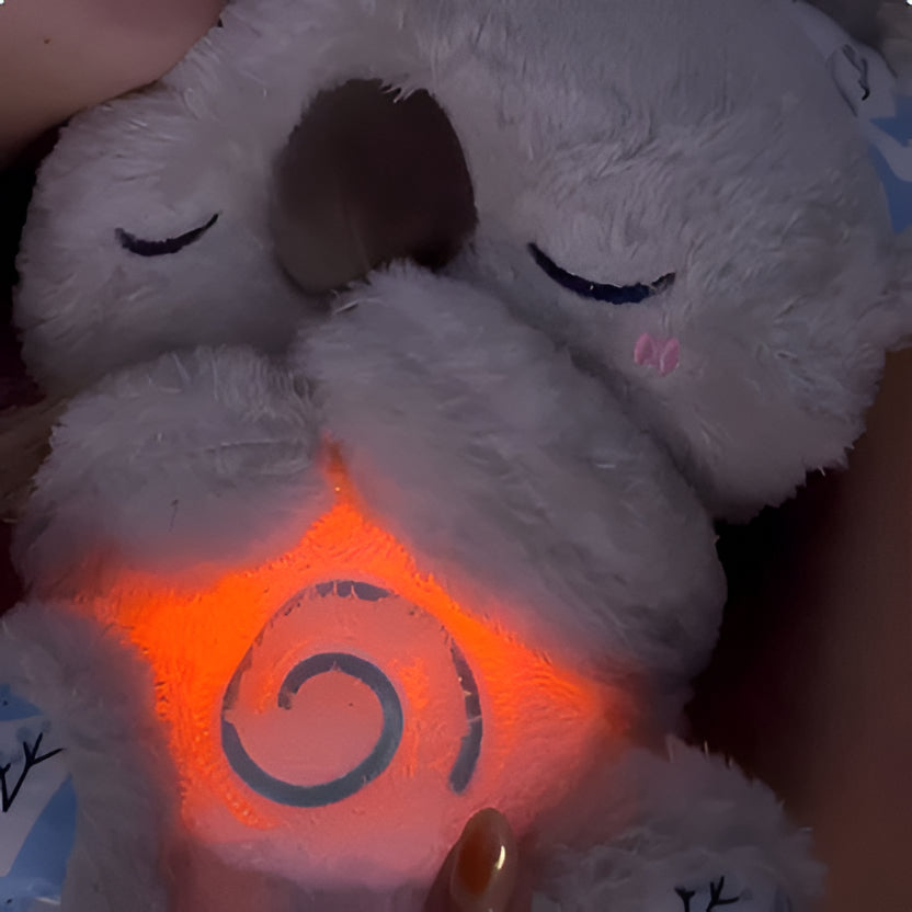 Soothing Calming Koala Plush Toy with Sounds and Lights