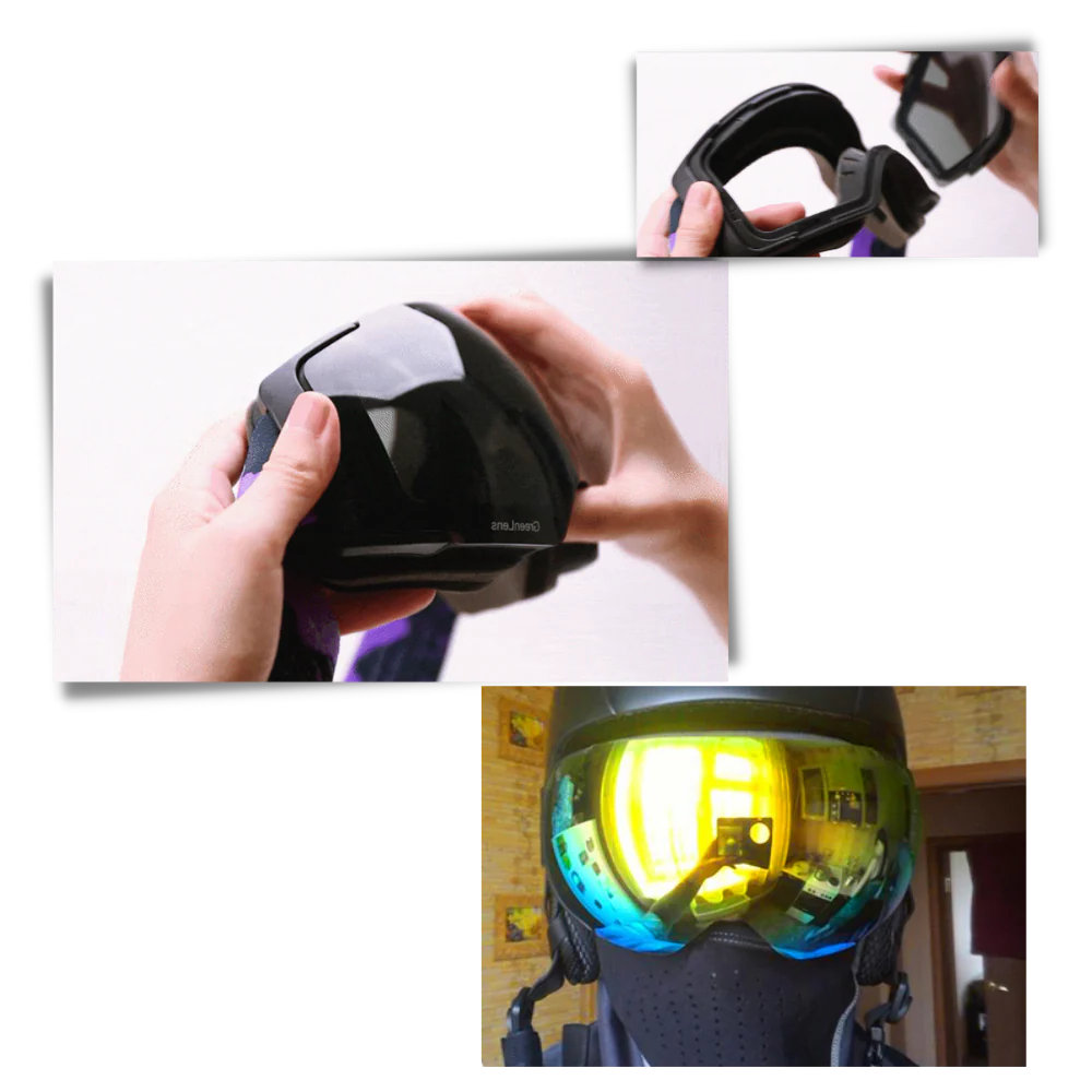 Winter Sports Goggles with Extra Lenses