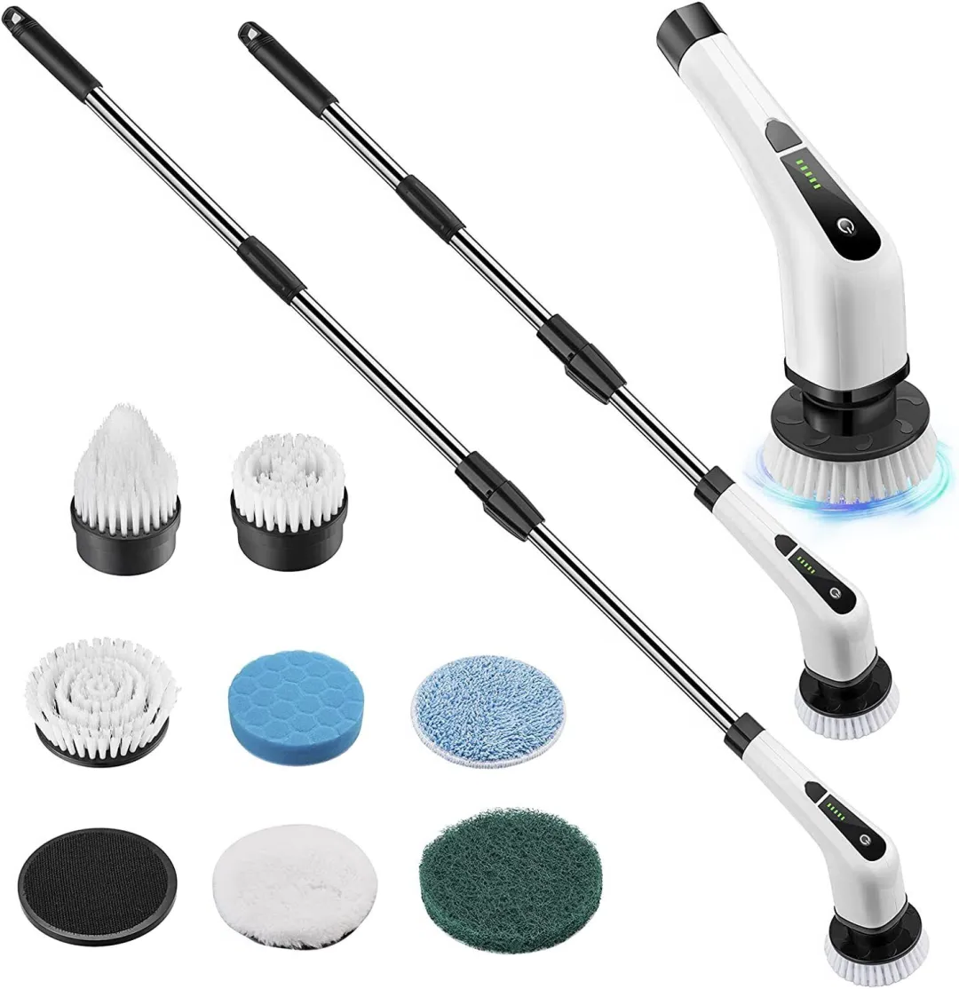 Rechargeable Spin Cleaning Brush with 7 Interchangeable Heads