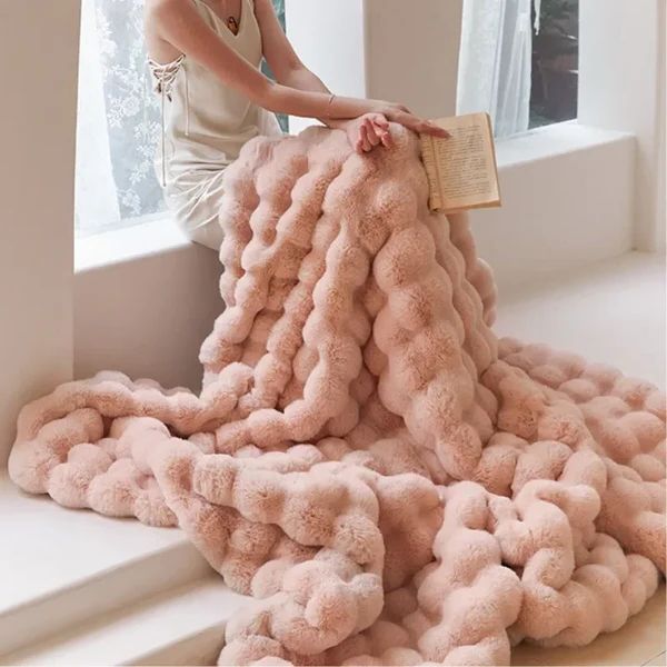 Cozy Soft Plush Fur Blanket for Cold Nights - Befez