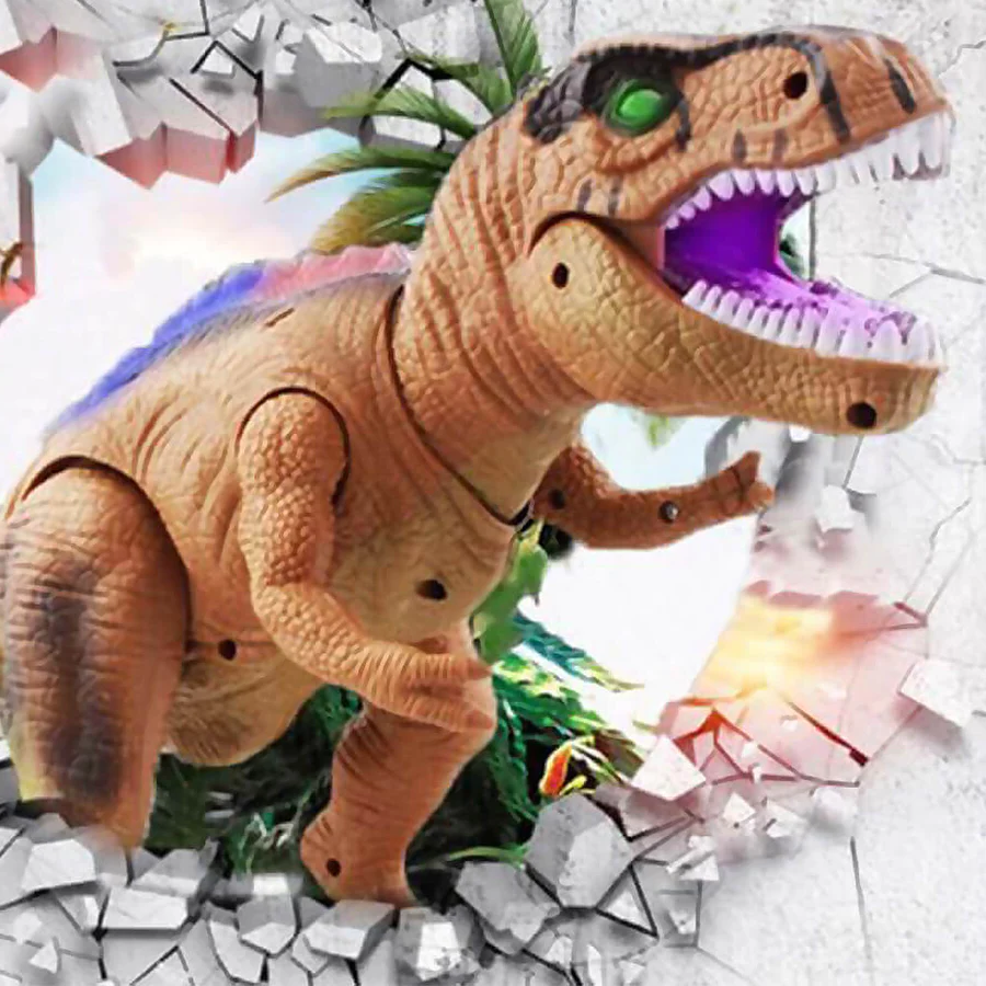 Fun LED Walking T-Rex Dinosaur Toy
