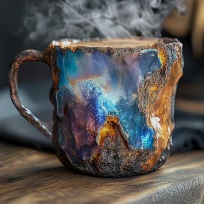 Sparkling Gemstone Design Coffee Mug