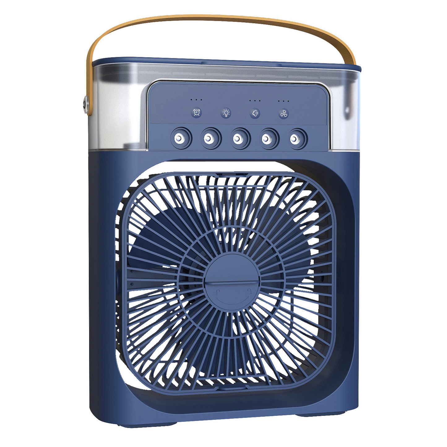 Compact Portable USB Misting Fan with Silent Cooling Spray