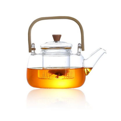 Clear Thermal Borosilicate Glass Teapot