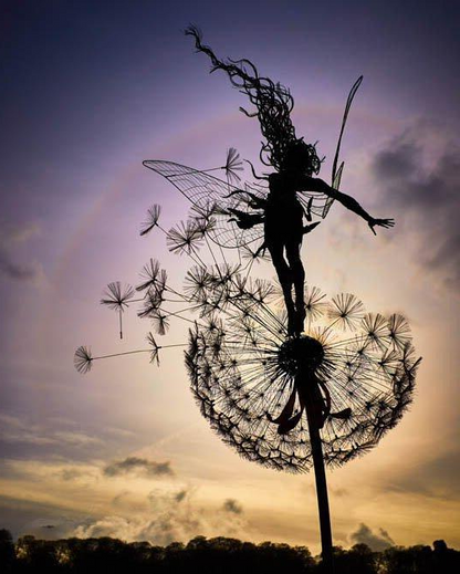 Whimsical Fairy Garden Decor Statue