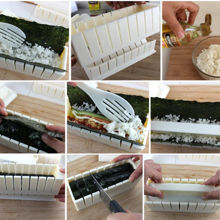 Deluxe Sushi Making Kit: 10 Piece Sushi Starter Set