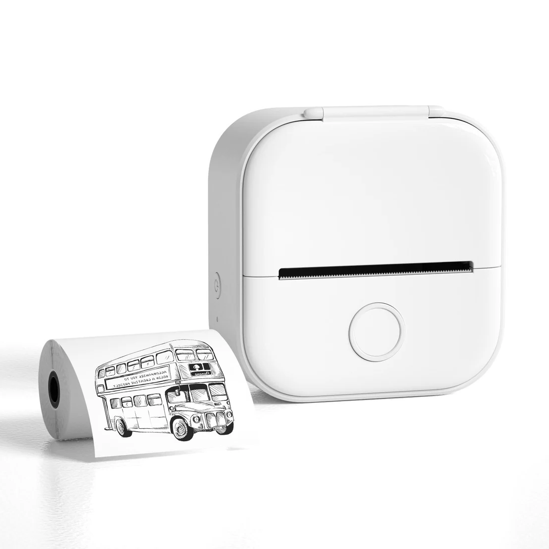 Compact Wireless Label Photo Printer for Home