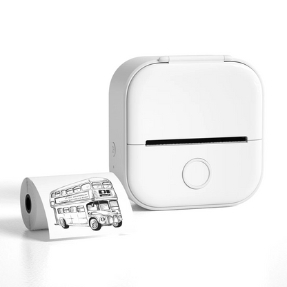 Compact Wireless Label Photo Printer for Home