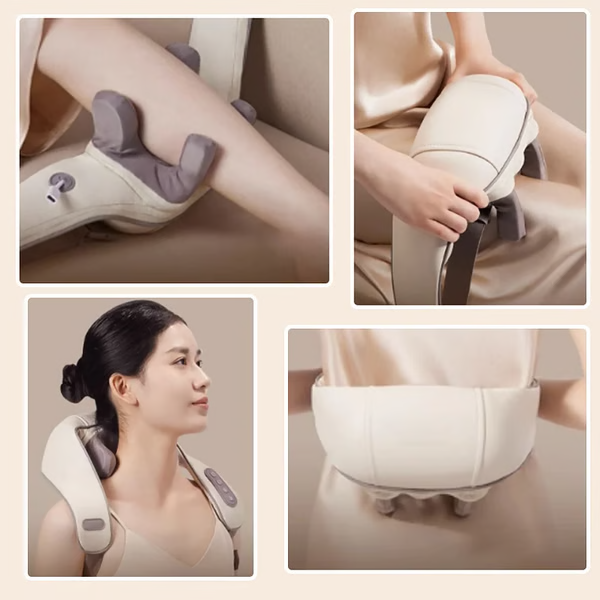 Relaxing Heat Massage Pillow for Neck and Shoulders