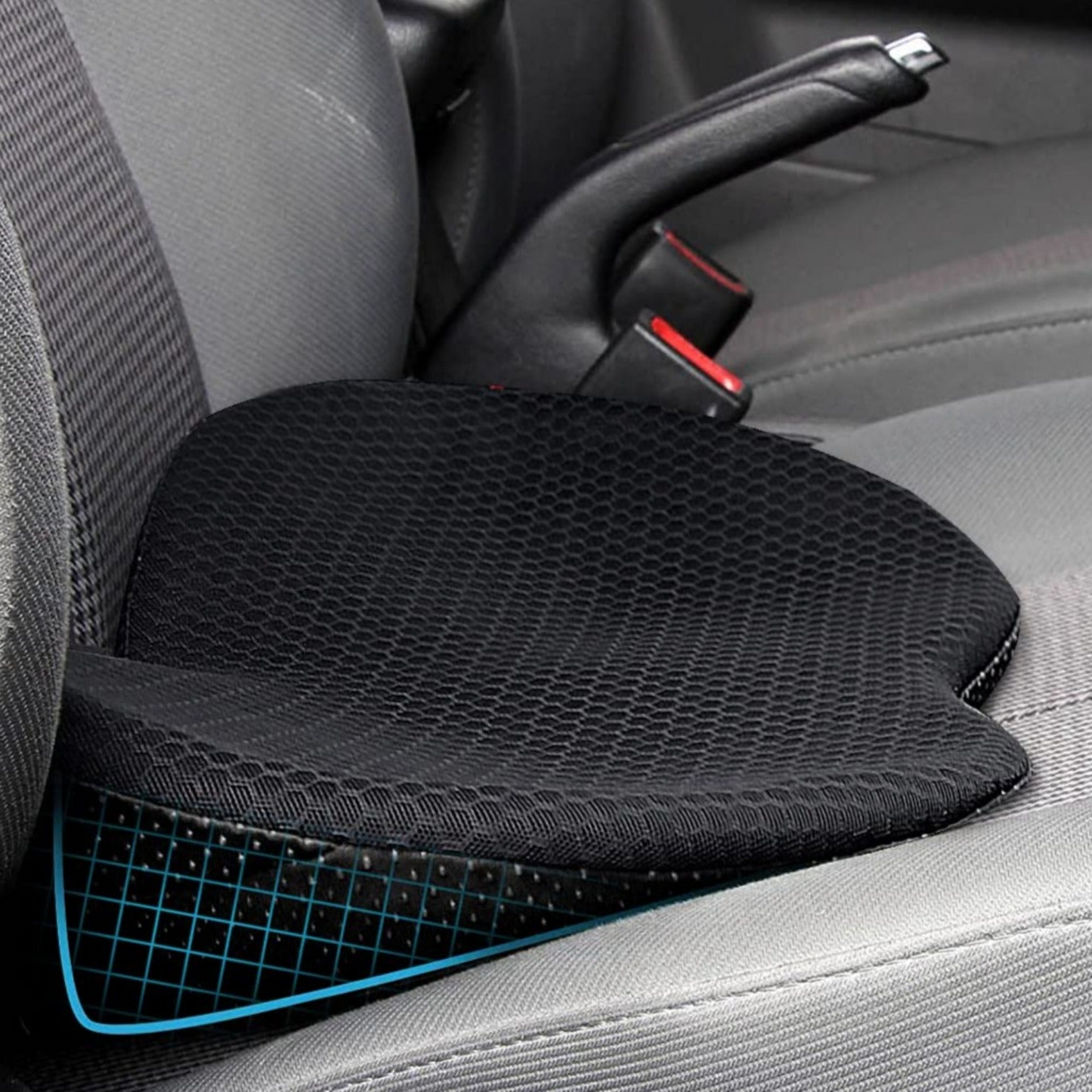 Comfortable Car Seat Cushion for Adults - Support Booster Pad