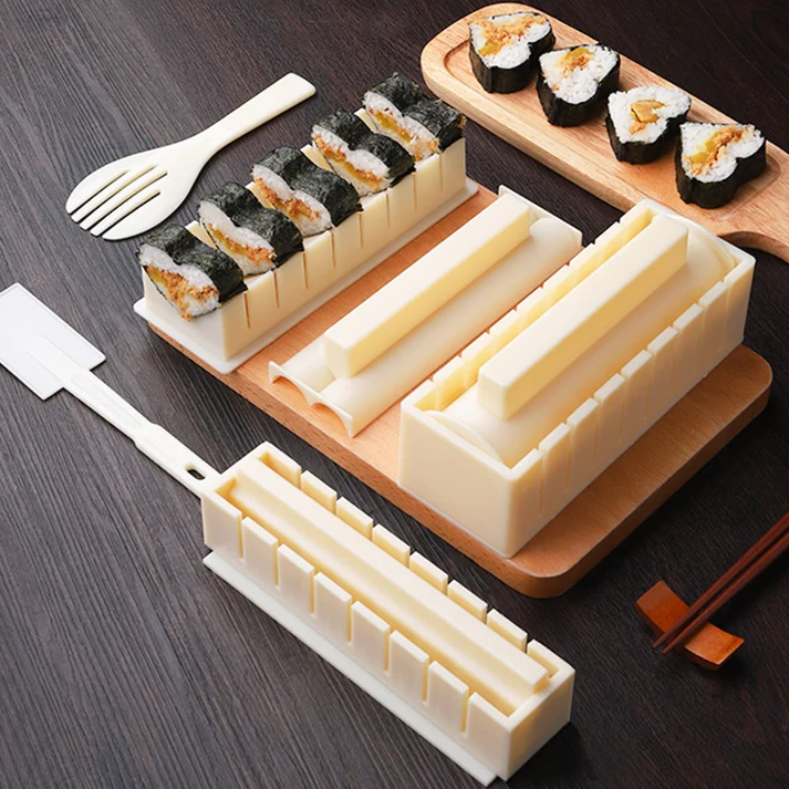 Deluxe Sushi Making Kit: 10 Piece Sushi Starter Set - Halri