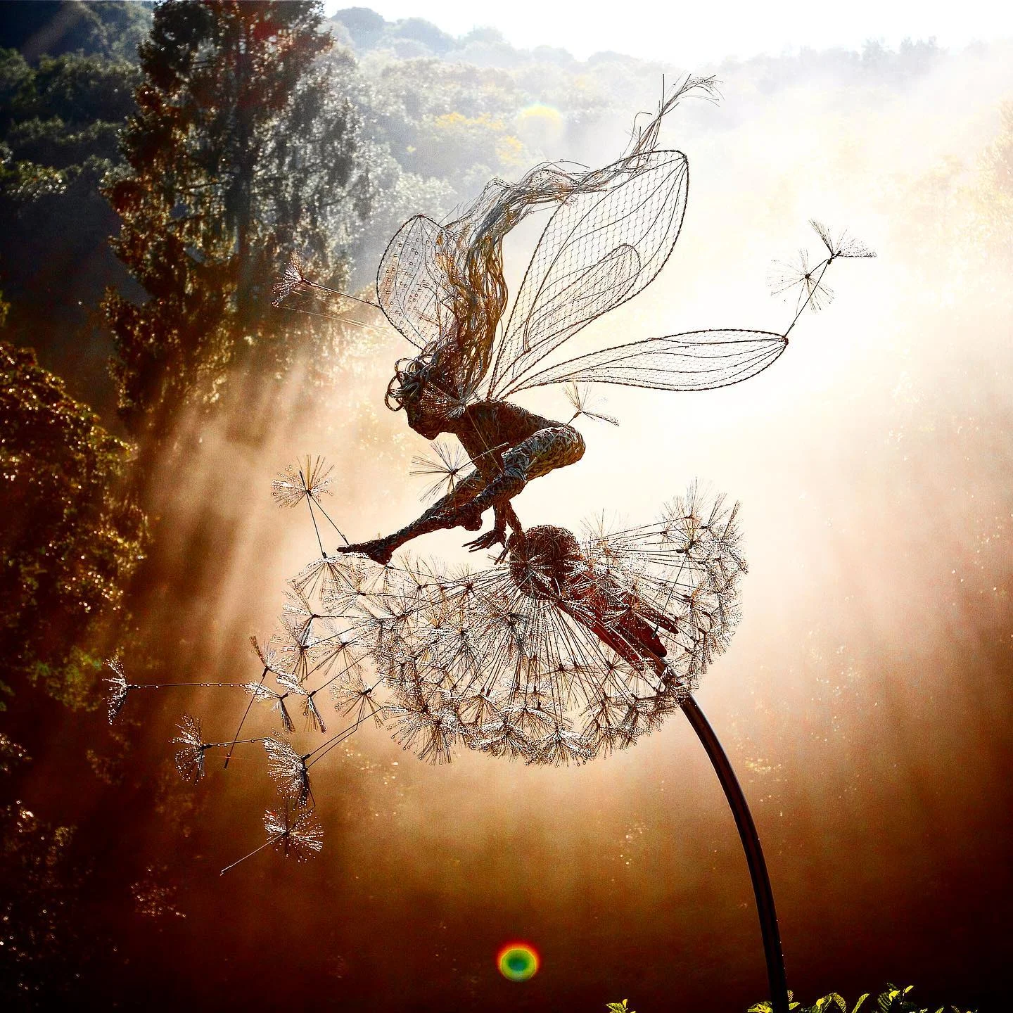 Whimsical Fairy Garden Decor Statue