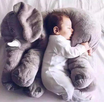 Snug Plush Baby Elephant Pillow