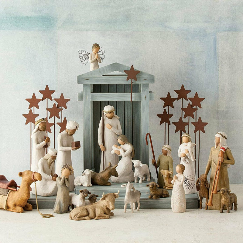 Christmas Nativity 20-Piece Figure Set - Halri