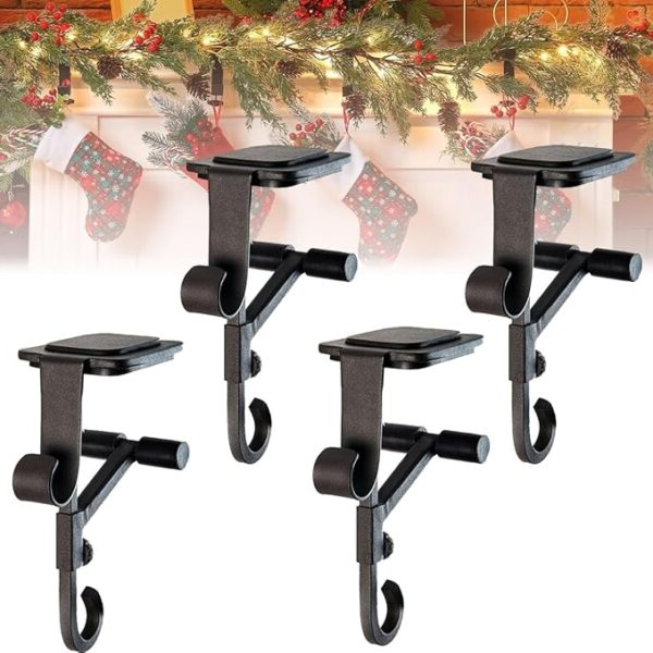 Sturdy Christmas Garlands and Stocking Hooks - Halri