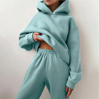Comfortable Plus Size Hoodie and Jogger Set for Women