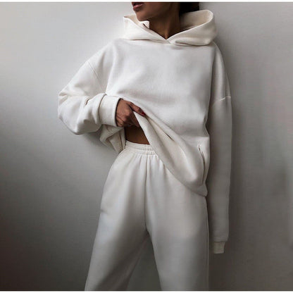 Comfortable Plus Size Hoodie and Jogger Set for Women