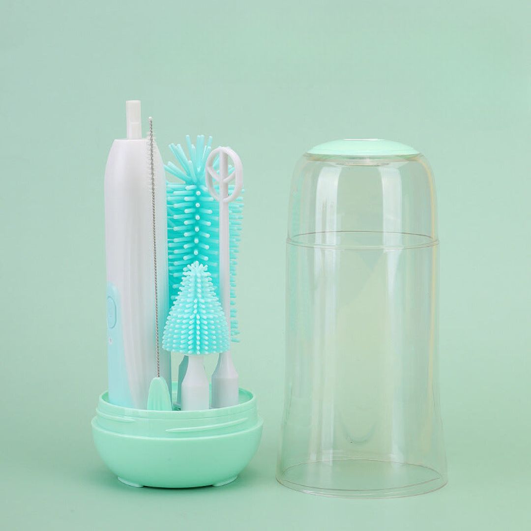 Essential 6in1 Baby Bottle Brush Cleaner - Halri