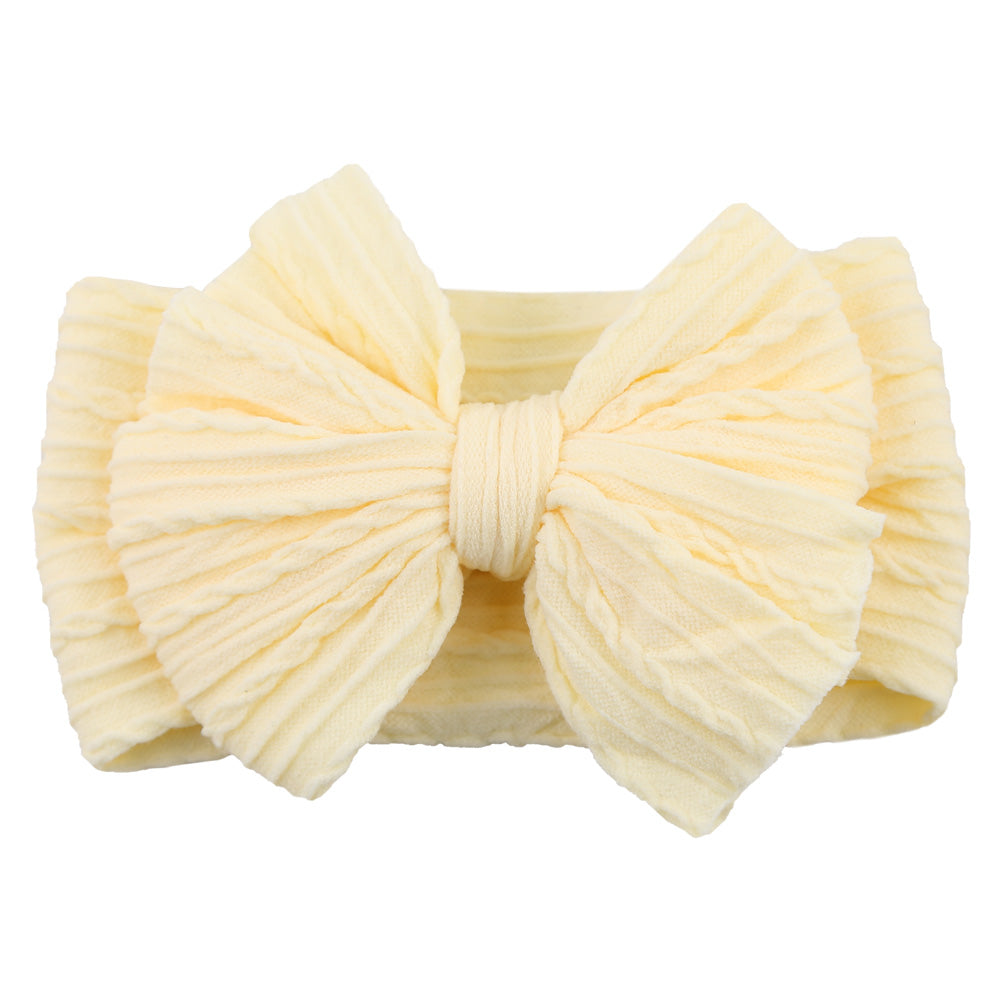 Kids' Soft Nylon Hair Bow Headband