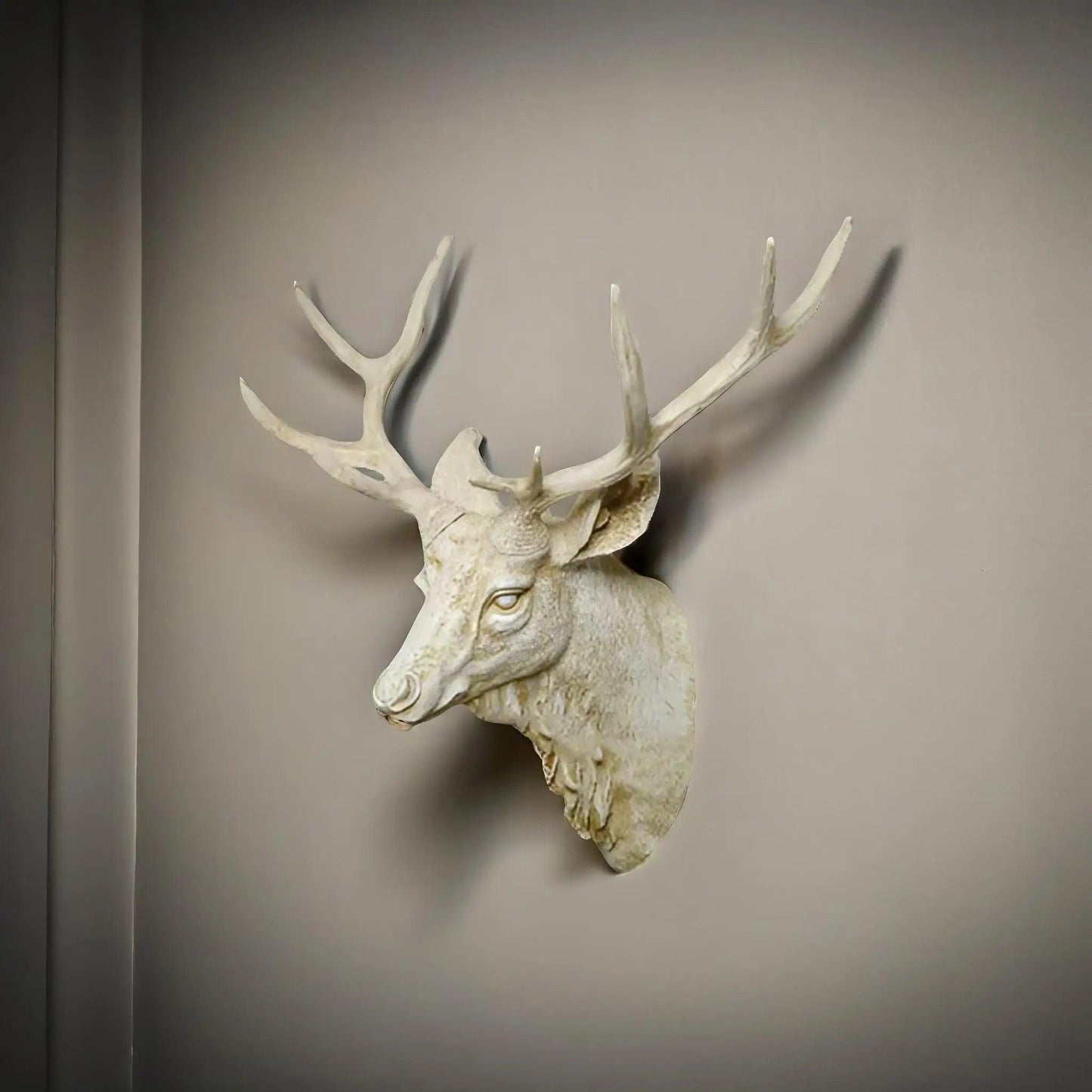 Rustic Wooden Deer Antler Wall Decoration