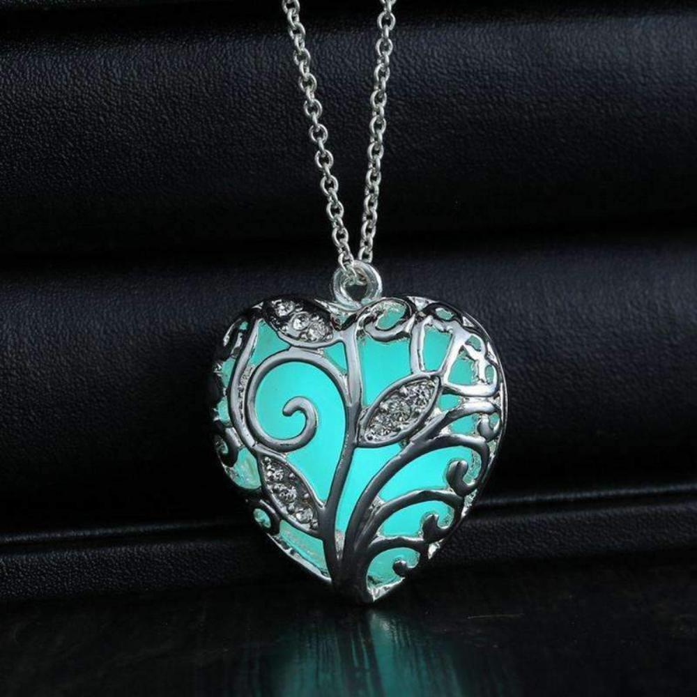 Shining Glow in Dark Pendant Necklace - Halri