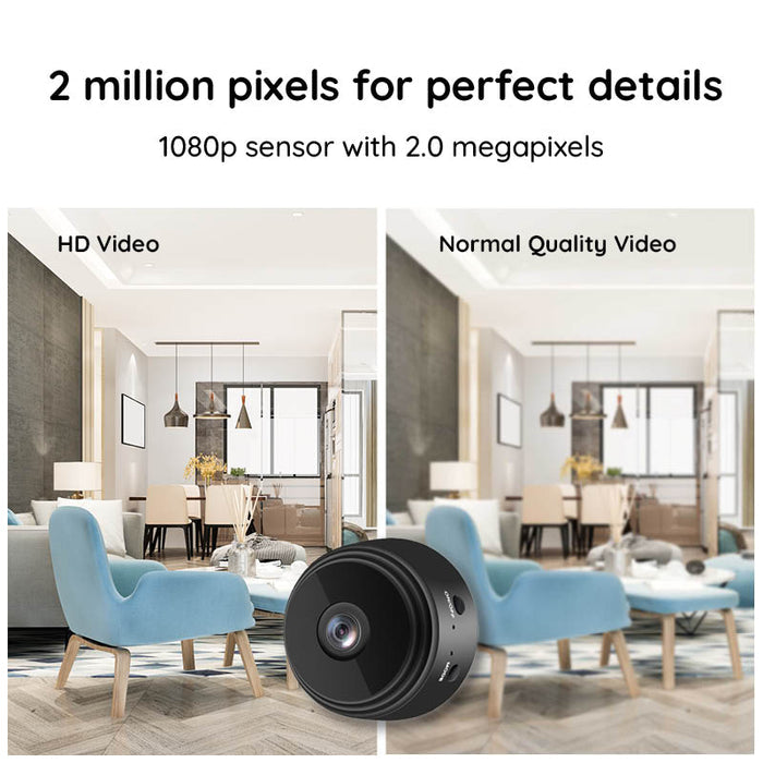 Compact Wireless HD 1080P Security Camera
